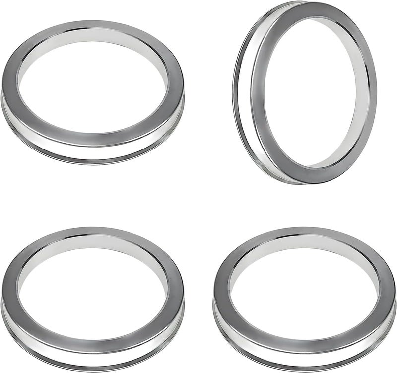 MTRPS 4 PCS Hub Centric Rings, 60 ID to 73 OD Wheel Center Bore Shaft Shock Absorbing Spacer, Aluminum Alloy Wheel Hubrings Compatible with Most Vehicles, Car Accessories - Image 1